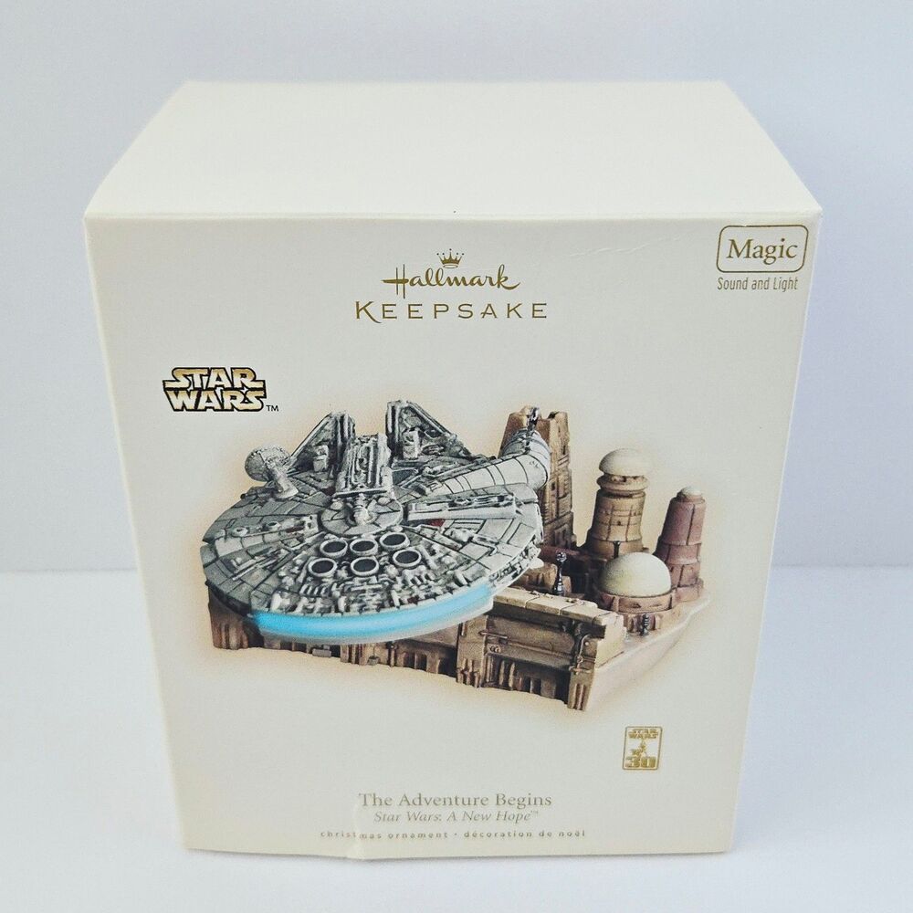 Star Wars Hallmark Keepsake Ornament Millennium Falcon The Adventure Begins